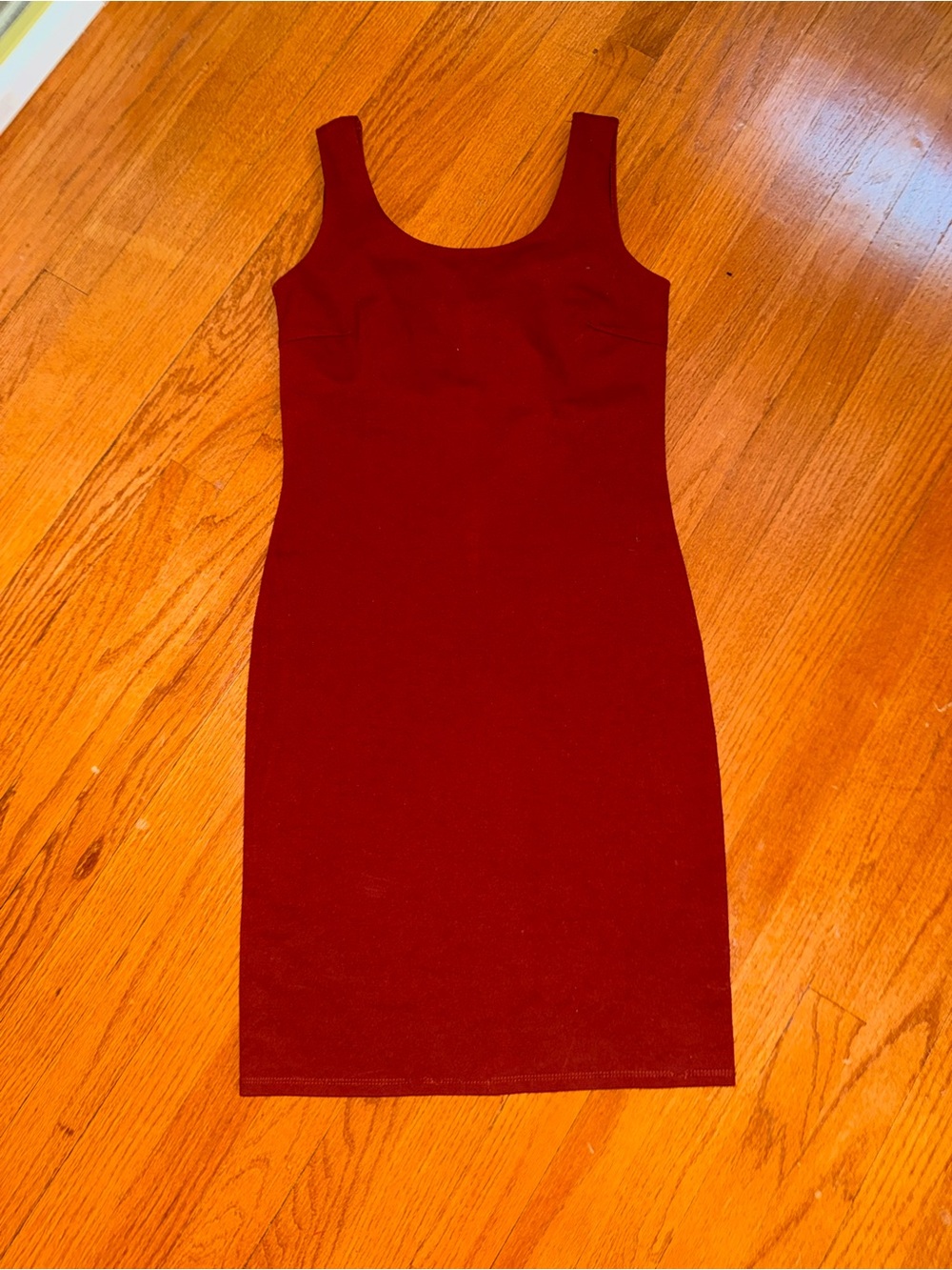 Shinestar Sleeveless Midi Dress - Burgundy